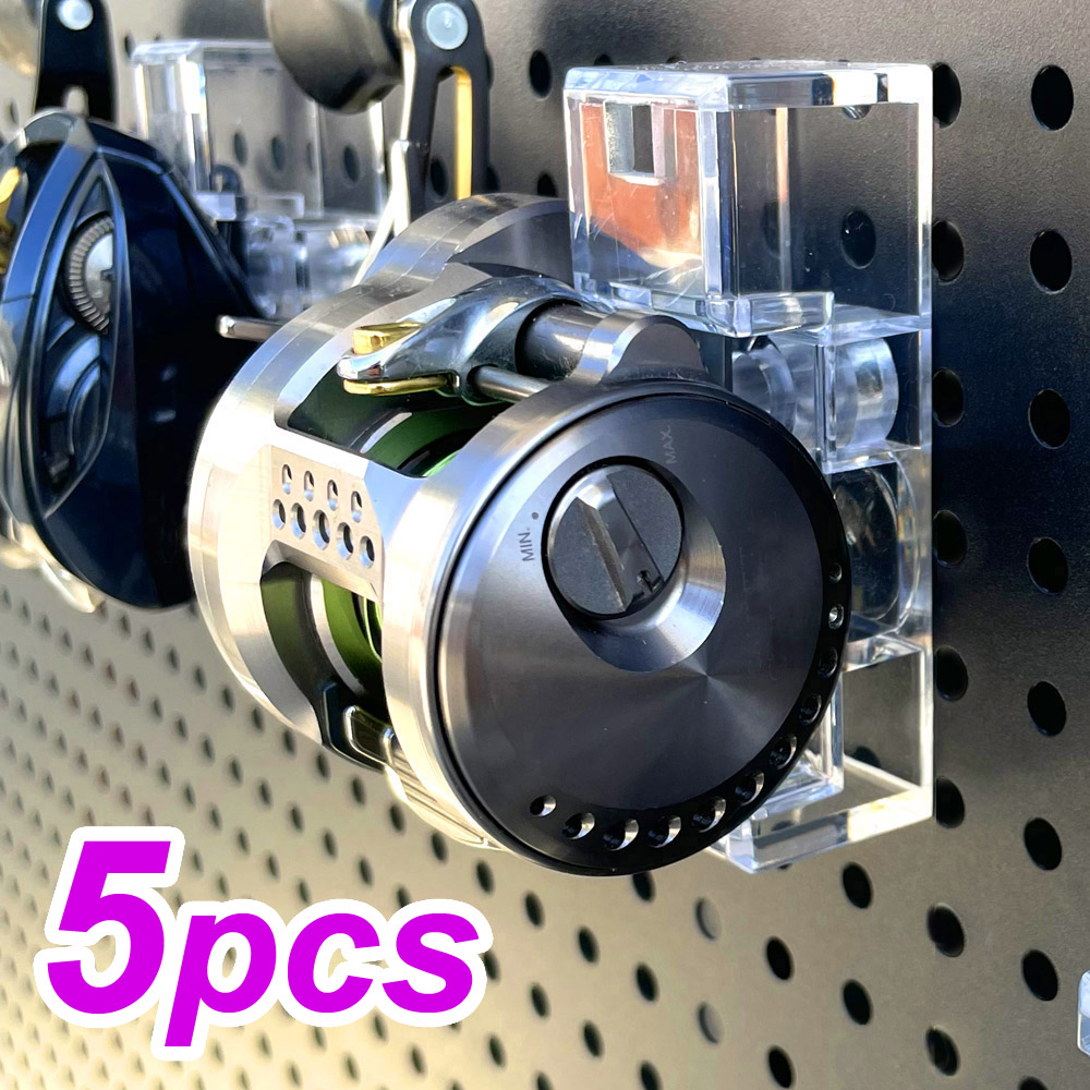 Spincast Reel - Lot de 5 supports muraux pour