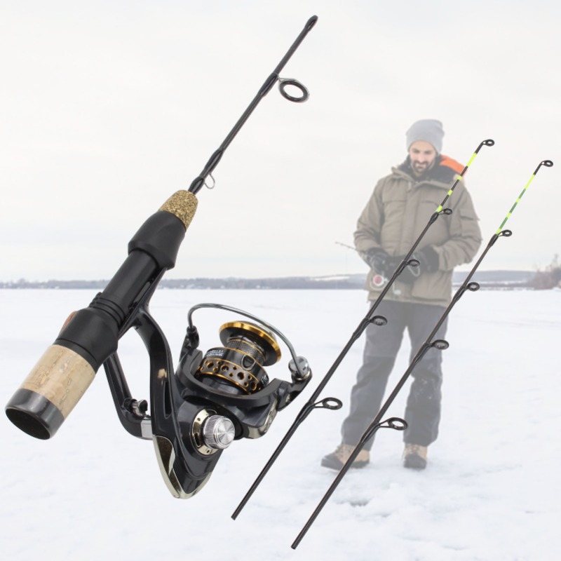 Ice Fishing Reel - 60 cm 2 conseils canne moulinet