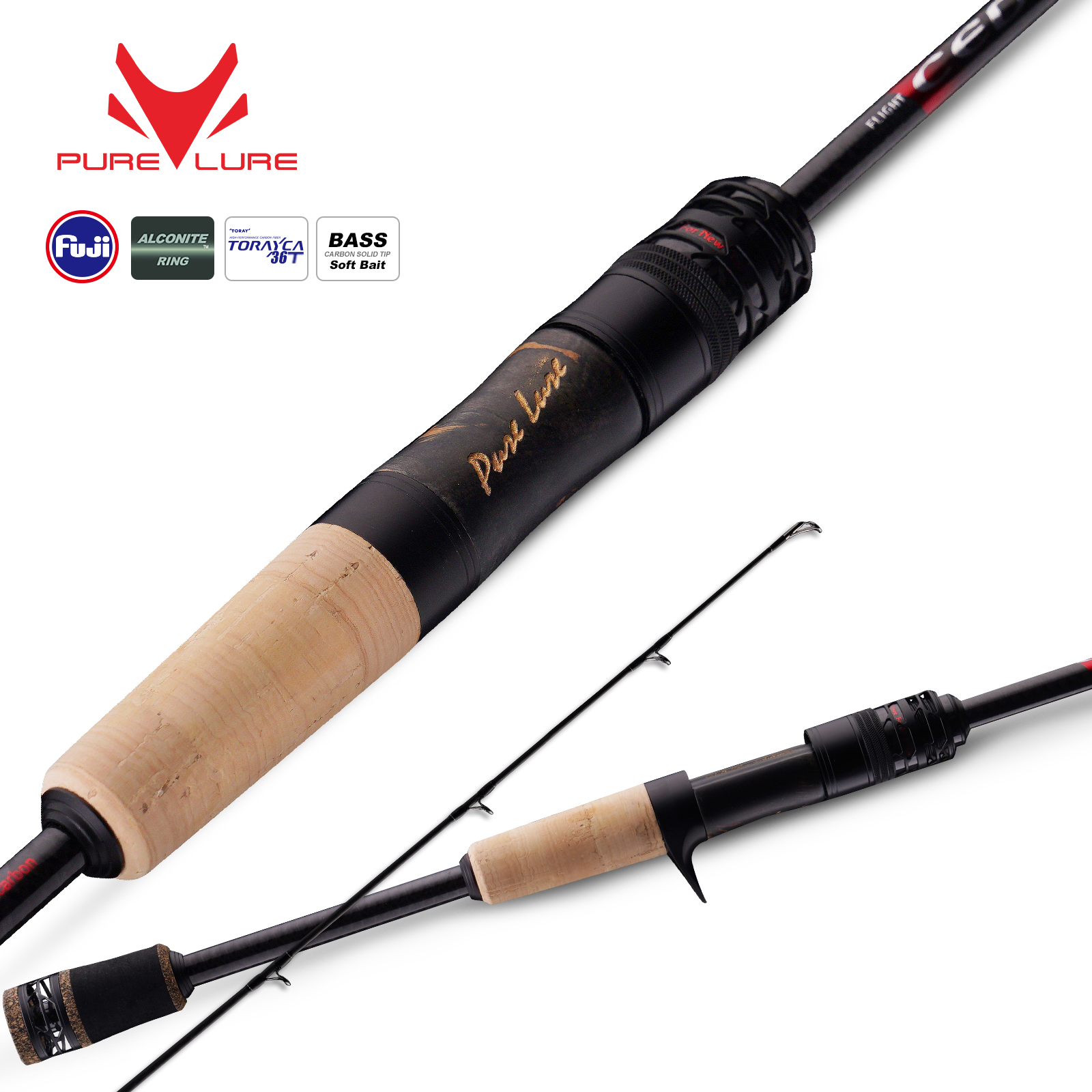 Spincast Reel - Canne à pêche PURELURE Flight CEDAN