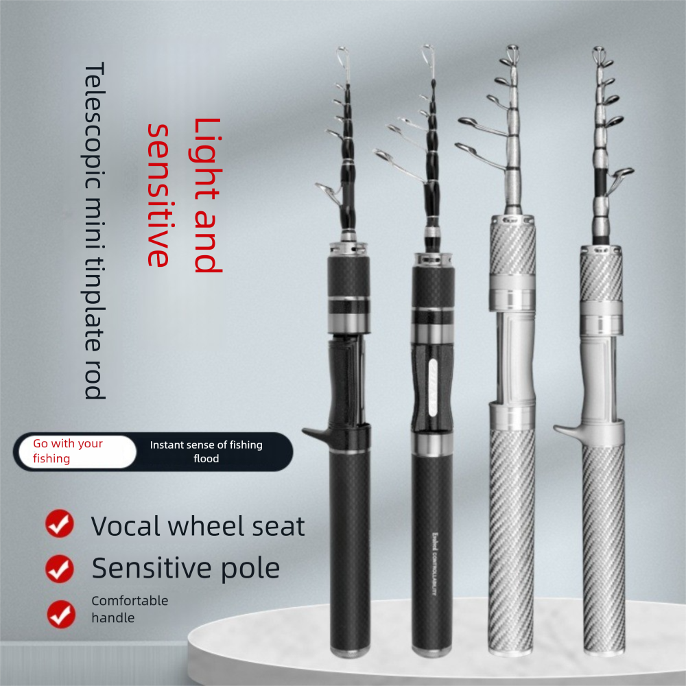 Spincast Reel - Canne à pêche télescopique Kits complets