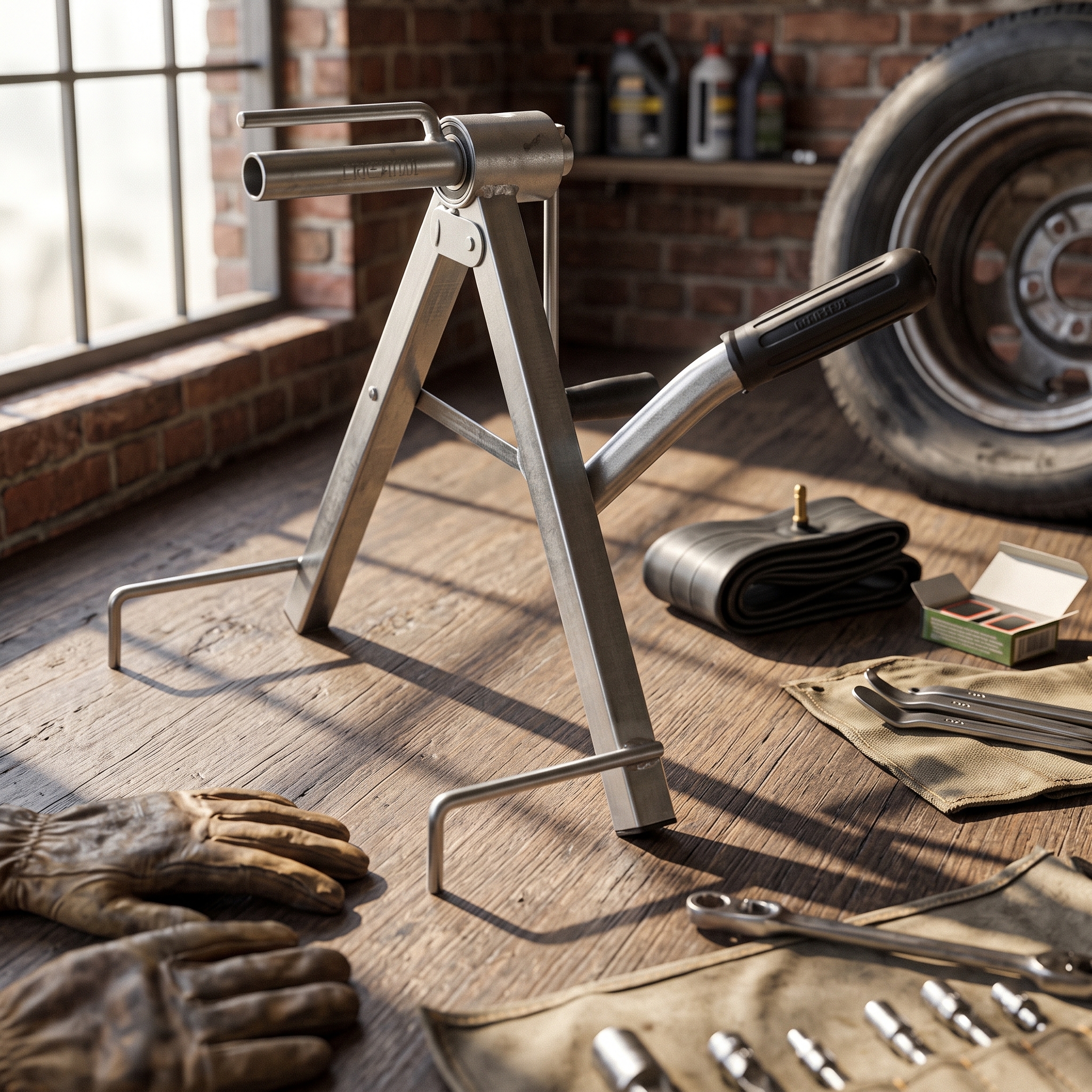 Reel Handle - Enrouleur de tuyau portable avec manivelle,