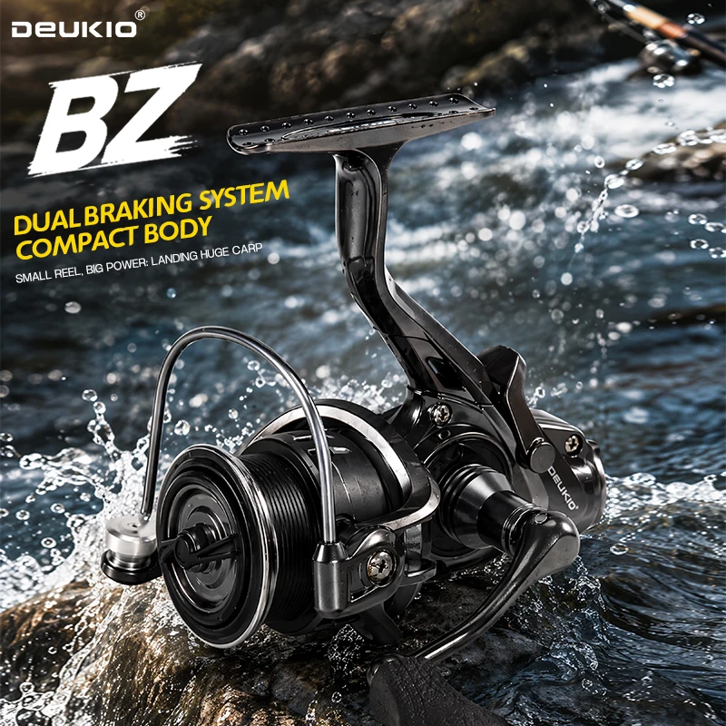 Ice Fishing Reel - DEUKIO Mini Moulinet de Pêche à