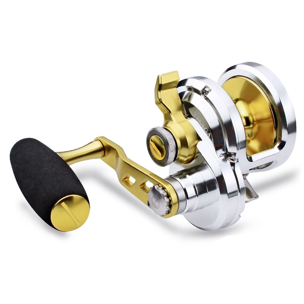 Trolling Reel - Moulinet de pêche conventionnel 9+1BB, résistance