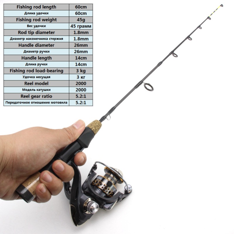 60 cm 2 conseils canne mouline - Ice Fishing Reel avis et prix