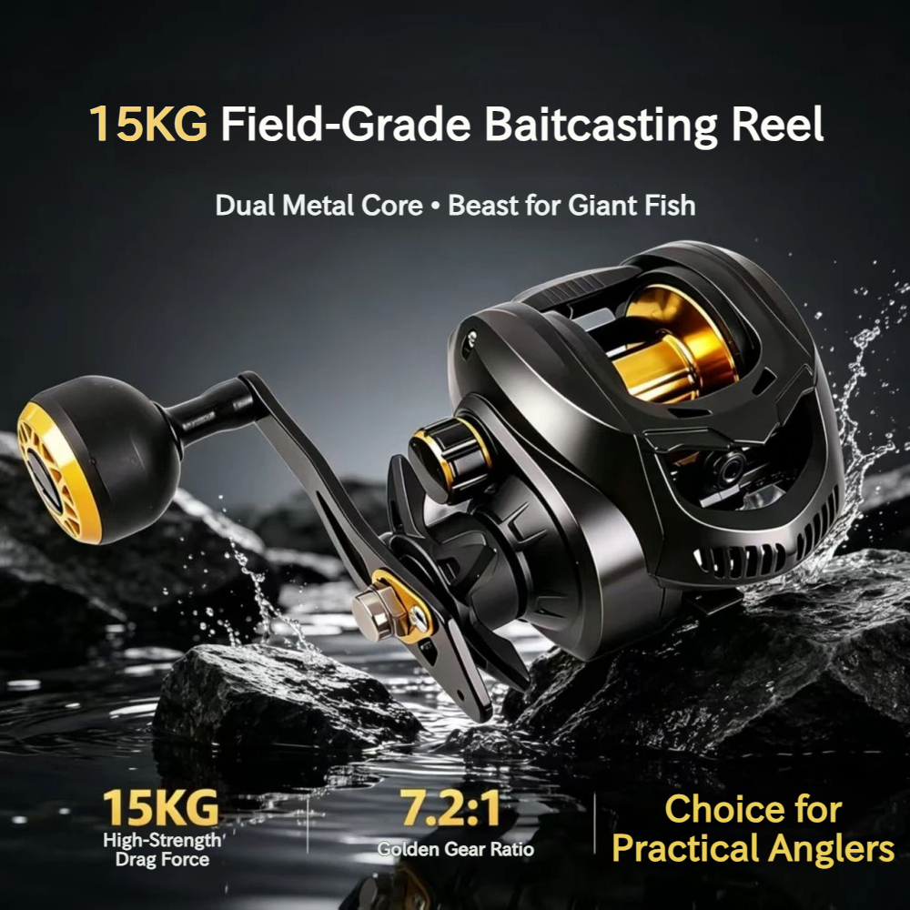 Moulinet de pêche baitcasting  - Trolling Reel avis et prix