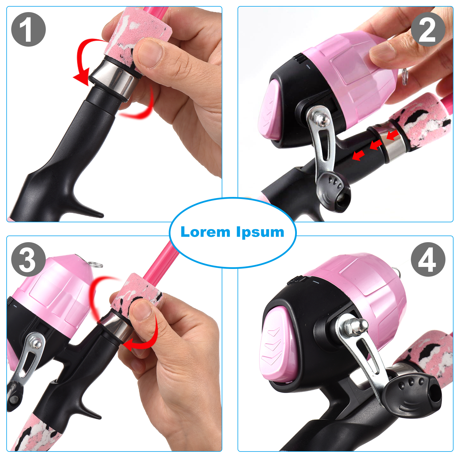 Kit de pêche au chlore télesco - Spincast Reel avis et prix