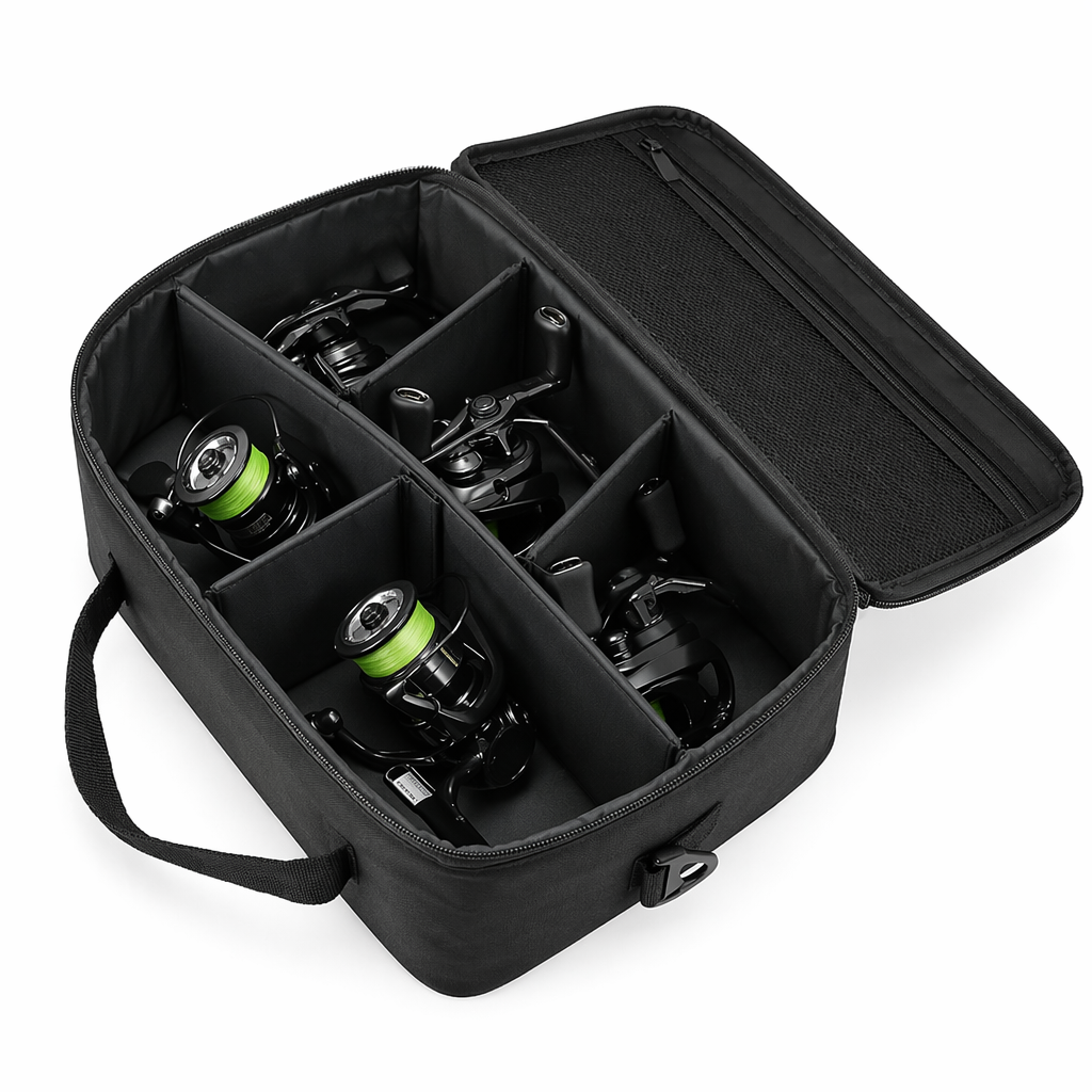Étui pour 8 moulinets de pêche - Spincast Reel avis et prix