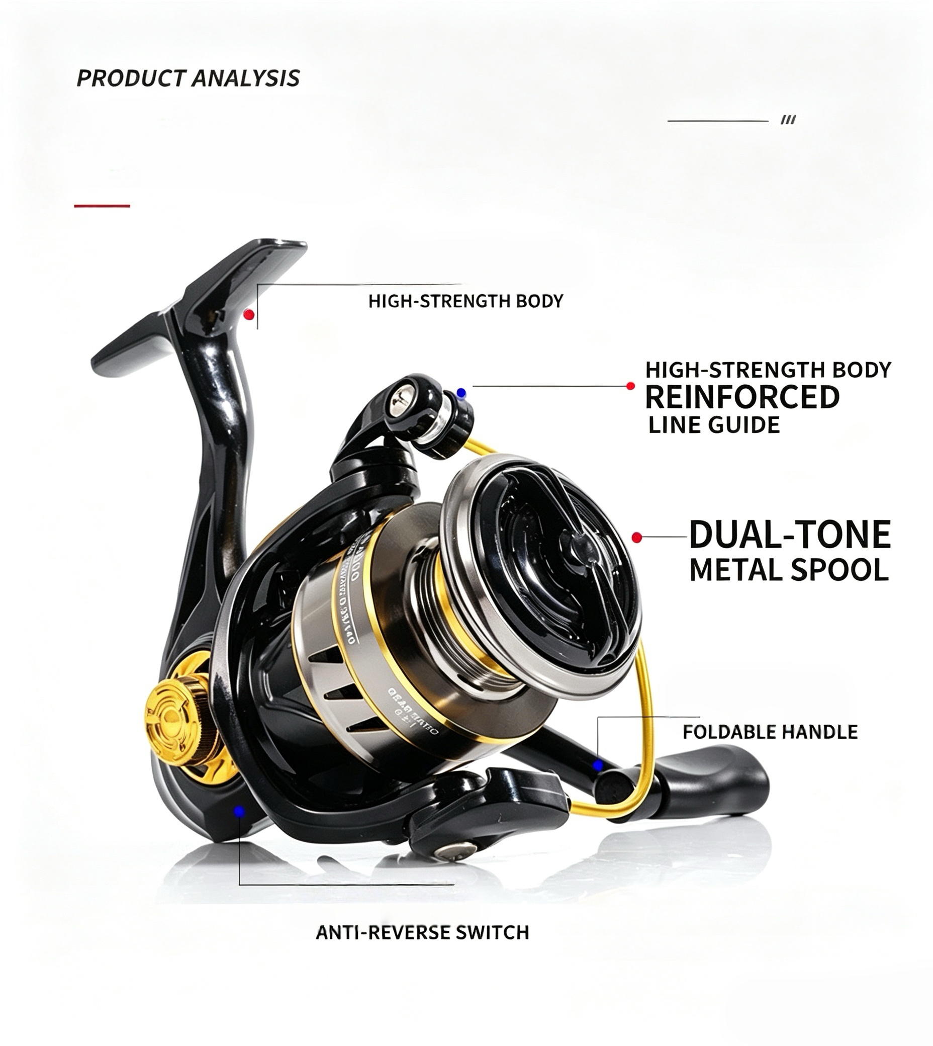 Moulinet spinning entièrement  - Spinning Reel avis et prix