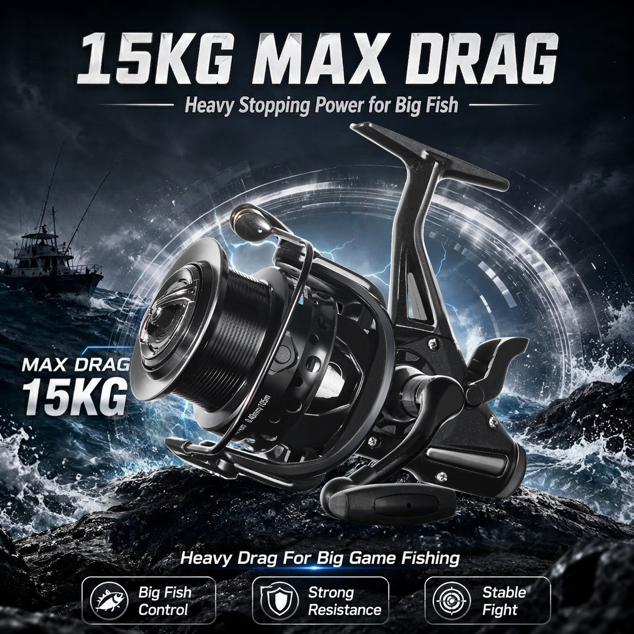 Moulinet Spinning SAMOLLA à Do - Reel Drag Knob avis et prix
