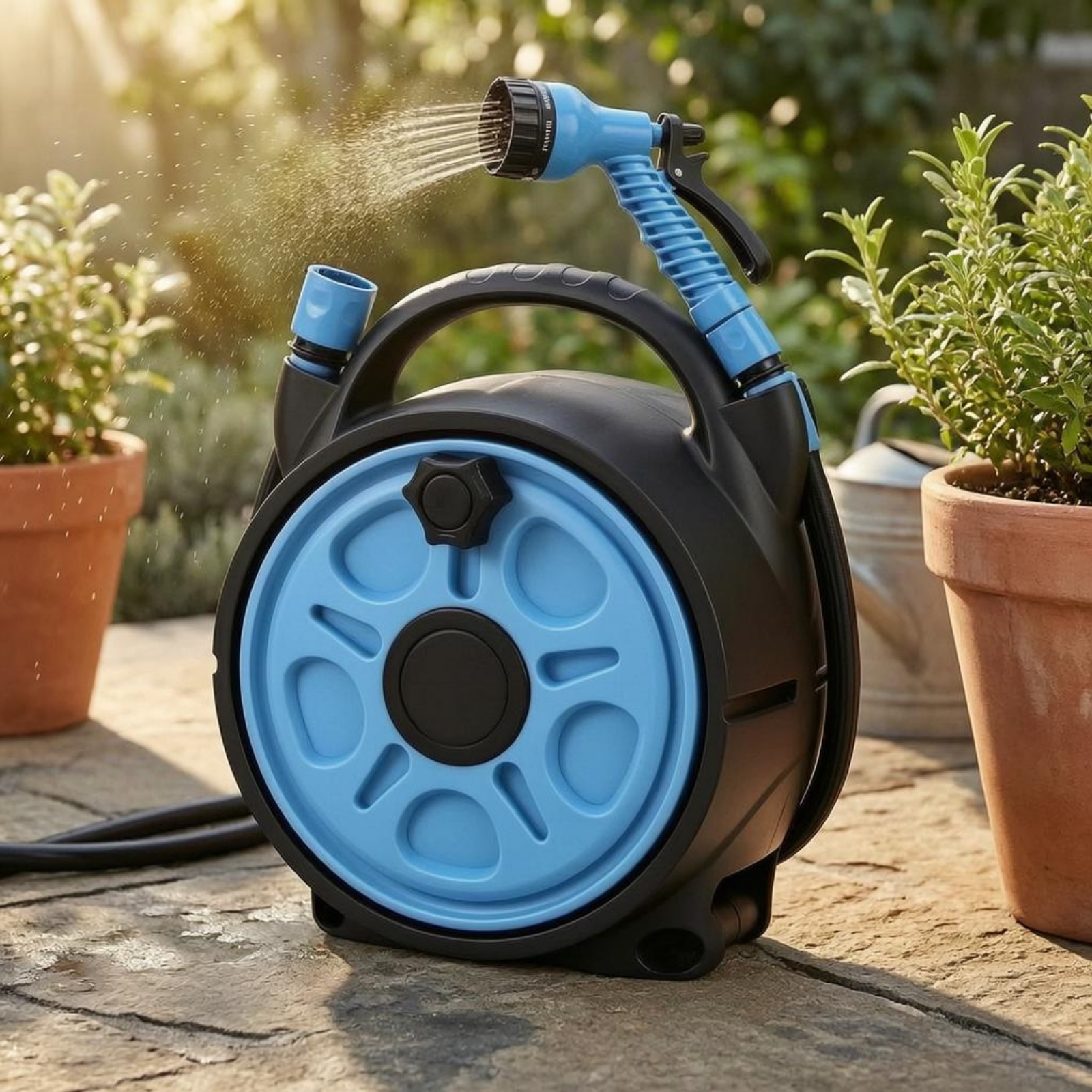 Enrouleur de tuyau pulvérisate - Reel Handle avis et prix
