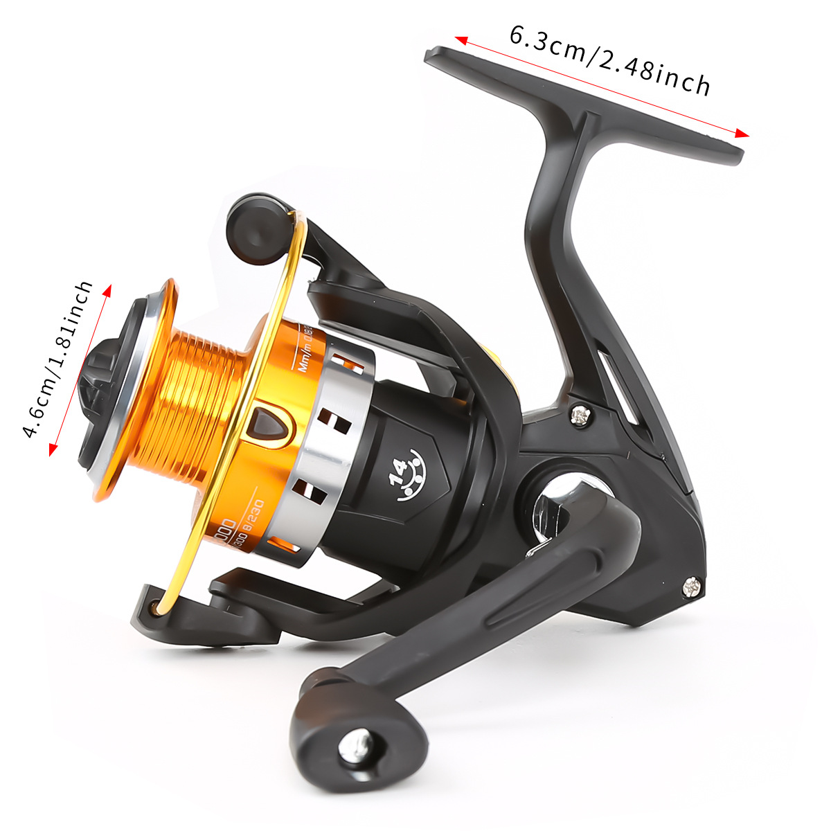 Moulinet de pêche spinning ave - Ice Fishing Reel avis et prix